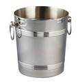 Deluxe Stainless Steel Wine Cooler/ Ice Bucket (8 1/4"x9")